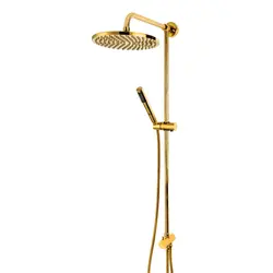 علم دوش حمام شیرآلات بهداشتی قهرمان مدل پارسه طلایی