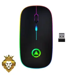 ماوس بی سیم گیمینگ بدون صدا Gaming RGB A2 Wireless