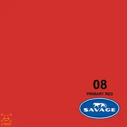 فون کاغذی قرمز Savage Primary Red 08