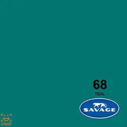 فون کاغذی سبز دودی Savage Seamless Paper Teal 68
