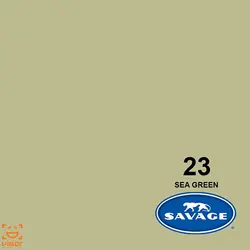 فون کاغذی سبز دریایی Savage Sea Green 23
