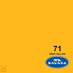 فون کاغذی زرد عمیق Savage Deep Yellow 71