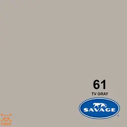 فون کاغذی خاکستری Savage TV Gray 61