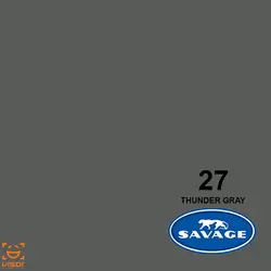 فون کاغذی خاکستری Savage Thunder Gray 27