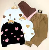 کراپ شلوار مام قلب شنل دوزی