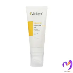 ژل شست و شوی صورت حاوی ویتامین سی ویتالیر | Vitalayer Vitamin C Face Gel Wash - متا دارو