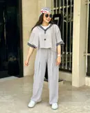 ست کراپ و شلوار مراکشی کد ۰۱۲۵