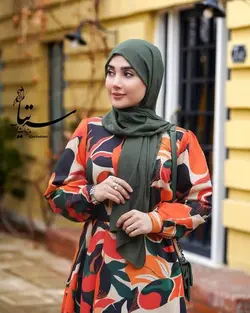 مانتو عبایی کژال نارنجی