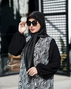 شومیز وست زنانه | شومیز سفید و مشکی | فروشگاه اینترنتی ستیا
