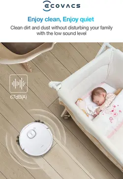 جاروی رباتیک مخزن‌دار Ecovacs Deebot N8 Plus