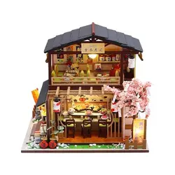 خانه عروسکی مینیاتوی DIY سوشی فروشی مدل M2011