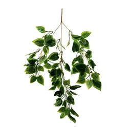 گل مصنوعی مدل بوته برگ آویز لمسی طرح پتوس ابلق کد 170