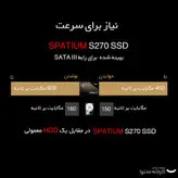 اس اس دی اینترنال ام اس آی مدل SPATIUM S270 ظرفیت 240 گیگابایت