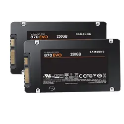 اس اس دی اینترنال سامسونگ مدل evo 870 ظرفیت 250 گیگابایت بسته دو عددی