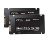 اس اس دی اینترنال سامسونگ مدل evo 870 ظرفیت 250 گیگابایت بسته دو عددی