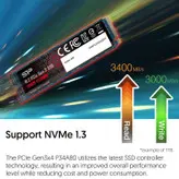 اس اس دی اینترنال سیلیکون پاور مدل A80 ظرفیت 1 ترابایت