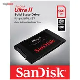 حافظه اس‌ اس‌ دی سن دیسک مدل SDSSDHII Ultra II ظرفیت 960 گیگابایت