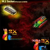 حافظه اس‌اس‌دی ای دیتا مدل پریمیر پرو SP900 M.2 2280 ظرفیت 128 گیگابایت