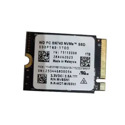اس اس دی اینترنال وسترن دیجیتال مدل SN740 NVMe ظرفیت یک ترابایت