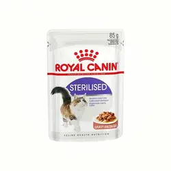 پوچ گربه سس سالسا 85گرمی Sterilised royal canin