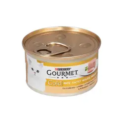 کنسرو گربه گورمت گلد پته با طعم بوقلمون gourmet gold turkey pate 85gr