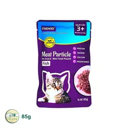 پوچ‌ گربه فنبی با طعم ماهی 85 گرمی - تاچ پت شاپ