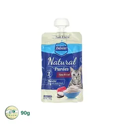 پودینگ گربه فنبی با طعم ماهی تن و ماهی کاد وزن ۹۰ گرمFanby Cat Pudding Tuna & Cod Flavor - تاچ پت شاپ