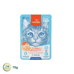 پوچ گربه ونپی با طعم تن و میگو وزن ۷۰ گرم - تاچ پت شاپ