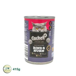 کنسرو گربه کچت با طعم گوشت و مرغ وزن ۴۱۵گرمCat-Chow Catz Finefood Can Beef & Chicken - تاچ پت شاپ