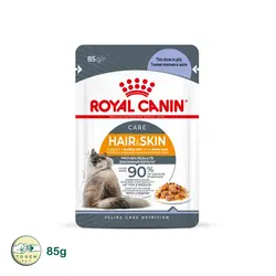 پوچ گربه رویال کنین مناسب پوست و مو مدل Hair & Skin care وزن 85 گرم - تاچ پت شاپ