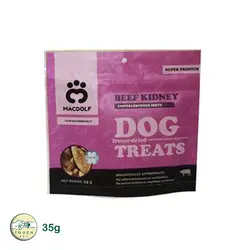 غذای تشویقی سگ مکدلف با طعم جگر مرغ مدل Beef Kidney وزن 35 گرم - تاچ پت شاپ