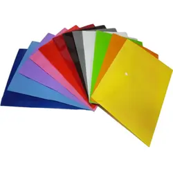 پوشه دکمه دار A4 گرماژ 160 میکرون - بانک لوازم تحریر ایران