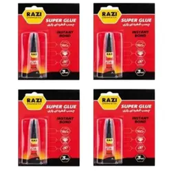 چسب قطره ای رازی - بانک لوازم تحریر ایران