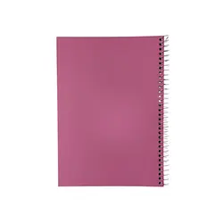 دفتر 80 برگ سیمی جلد طلقی - بانک لوازم تحریر ایران