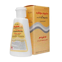 شامپو ضد شوره مو سلنیوم سولفاید 2.5 درصد سلسیوم دنیای بهداشت حجم 150 میلی لیتر