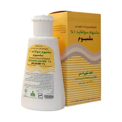 شامپو ضد شوره مو سلنیوم سولفاید یک درصد سلسیوم دنیای بهداشت حجم 150 میلی لیتر