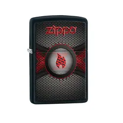 زیپو کد 218 Red Metallic Flame