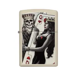 زیپو کد Skull, King, Queen Beauty 49942