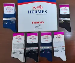 جوراب مردانه نیم ساق مارک HERMES | ماهان مد - پخش شورت، جوراب، زیر پوش و البسه حجاب