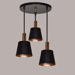 چراغ اویز سه شاخه کینا