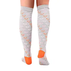 جوراب واریس طوسی طرح قلب کد ۱۰۵ - جوراب واریس ترالی