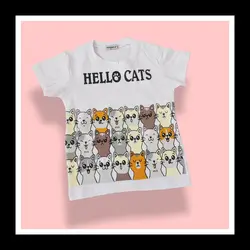مدل لباس نوزادی تیشرت گربه ای - فروشگاه لباس بچه هوشمندشاپ