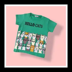 مدل لباس نوزادی تیشرت گربه ای - فروشگاه لباس بچه هوشمندشاپ