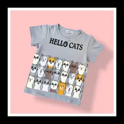 مدل لباس نوزادی تیشرت گربه ای - فروشگاه لباس بچه هوشمندشاپ
