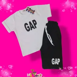 لباس تیشرت و شلوارک بچه گانه شیک و مجلسی GAP - فروشگاه لباس بچه هوشمندشاپ