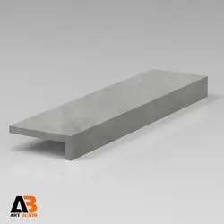 پله بتن اکسپوز 17*50*200 ضخامت 5 سانتیمتر