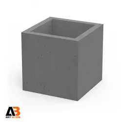 گلدان بتن اکسپوز 15-15-15