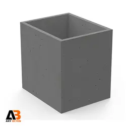 گلدان بتن اکسپوز 30-25-30