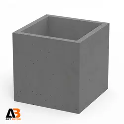 گلدان بتن اکسپوز 40-40-40