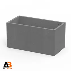 گلدان بتن اکسپوز 45-45-90